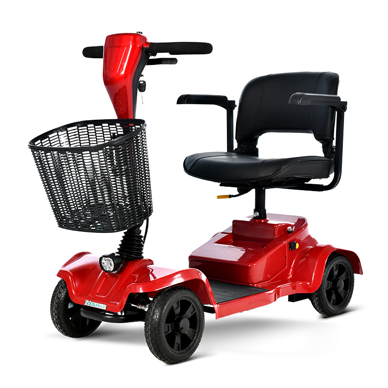 斯途玛老年代步车残疾人四轮电动车小型可折叠老人接送孩子电瓶车