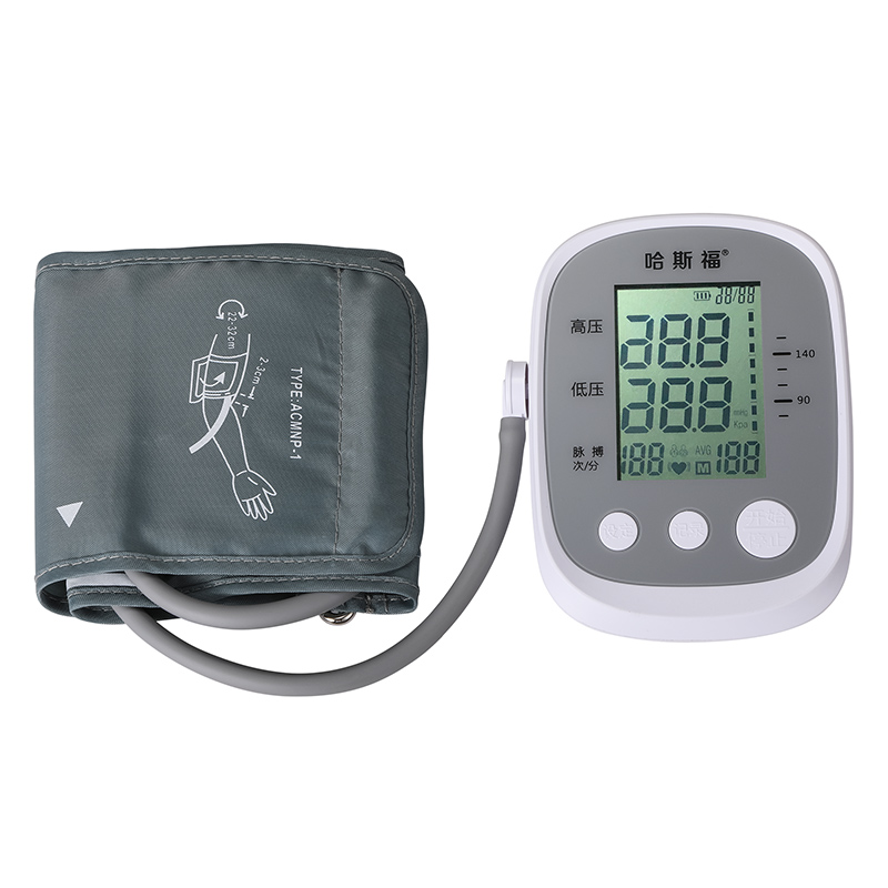 哈斯福锂电池充电血压测量仪袖臂带计家用凉医院全自动手臂式仪器