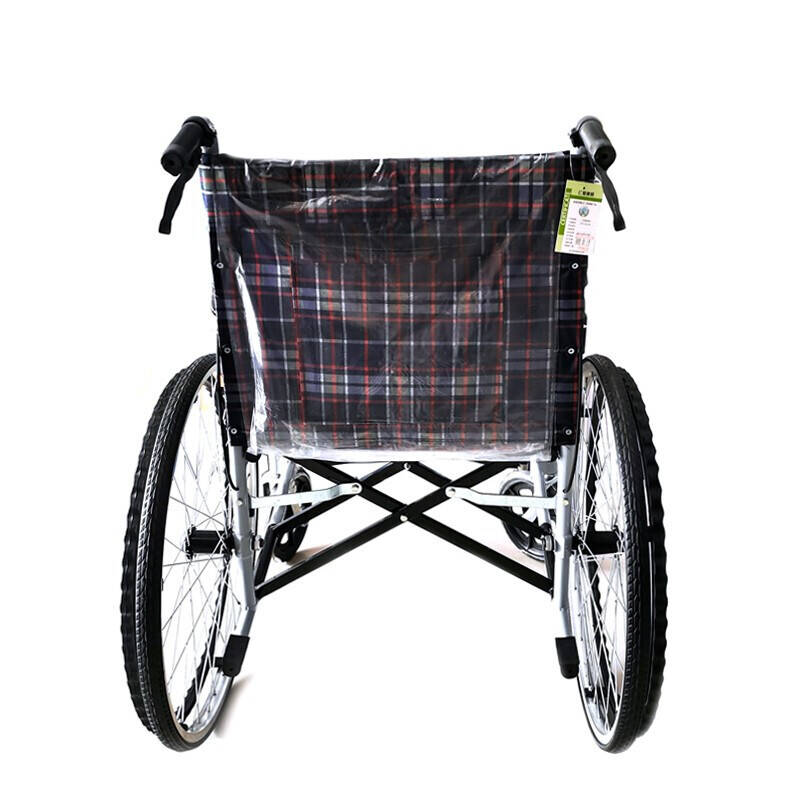 手动轮椅车 轻便携轮椅老年残疾人便捷旅行手推车博爱一家亲大药房 SYIV-100-RA